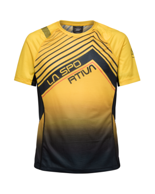 Pánske tričko LA SPORTIVA Wave T-Shirt M Yellow/Black
